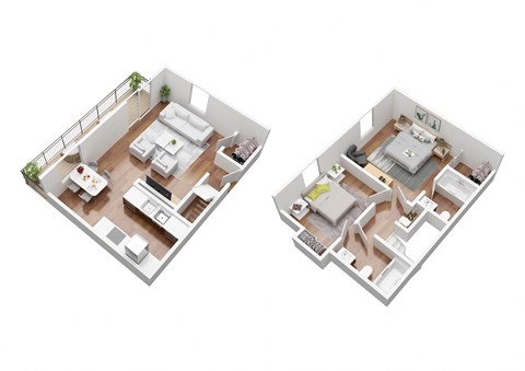 Bermuda Townhome Floorplan